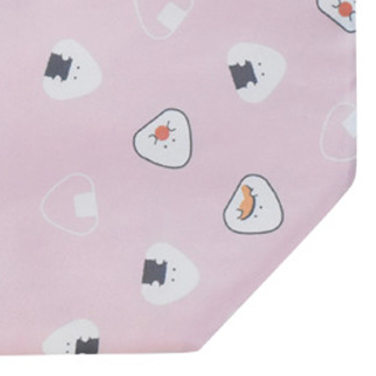 ランチ巾着 ぎゅっとおにぎりさん ( お弁当袋 お弁当入れ ランチバッグ おべんとう袋 マチ有り 巾着 お弁当包み 弁当包み お弁当 弁当 持ち運び お弁当用 大人 こども かわいい ) 【ピンク】 ピンク