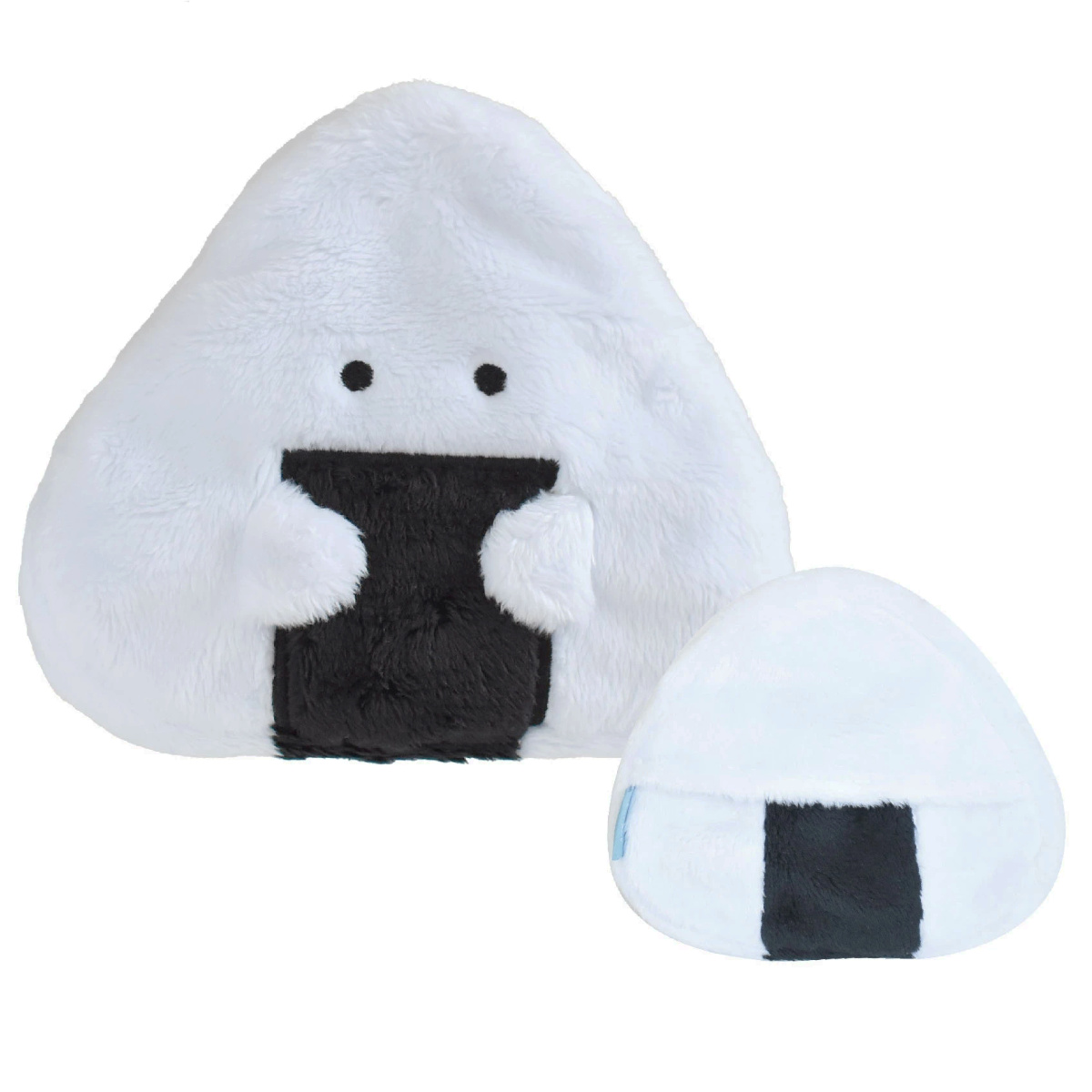 ホットウォーマ ぎゅっとおにぎりさん エコウォーマー ( エコカイロ カバー付 ぬいぐるみ レンジ 湯たんぽ 手のひらサイズ 貼らない 防寒グッズ 冷え対策 繰り返し使える カイロ かいろ ミニ エコ 温かい かわいい プレゼント ) 【のり】 のり