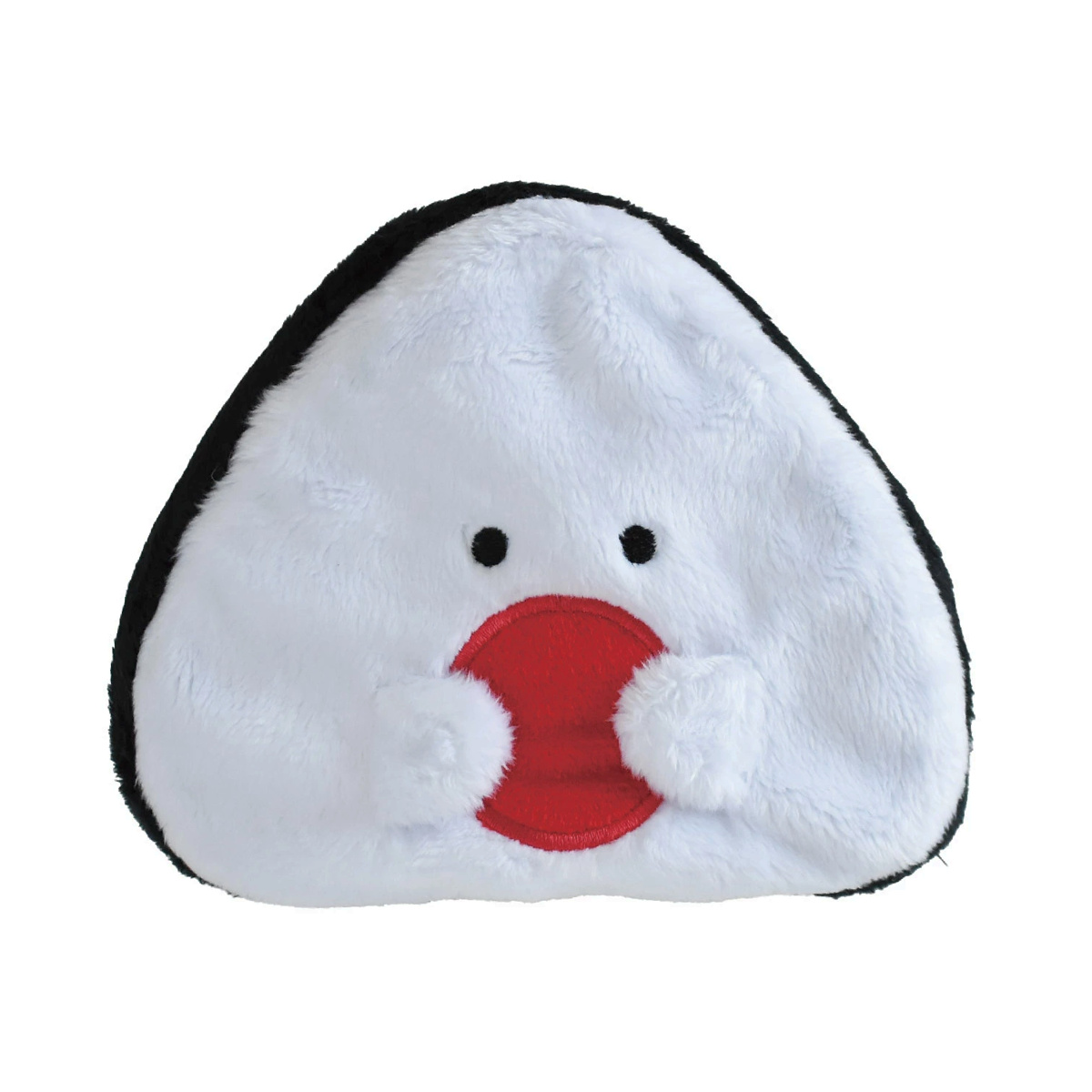 ホットウォーマ ぎゅっとおにぎりさん エコウォーマー ( エコカイロ カバー付 ぬいぐるみ レンジ 湯たんぽ 手のひらサイズ 貼らない 防寒グッズ 冷え対策 繰り返し使える カイロ かいろ ミニ エコ 温かい かわいい プレゼント ) 【のり】 のり