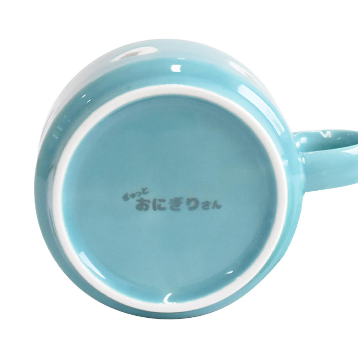 カップ ぎゅっとおにぎりさん スープマグ ( 日本製 電子レンジ対応 食洗機対応 陶磁器 おしゃれ かわいい スープ マグカップ スタッキング可能 ) 【のり】 のり