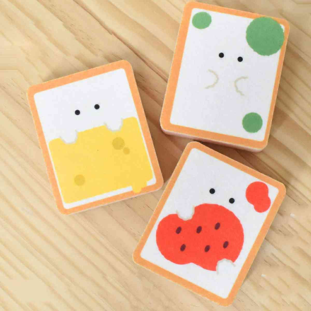 キッチンスポンジ もちっと食ぱんさん スポンジ 3個入り ( 食器用スポンジ 台所用スポンジ キッチン用スポンジ キッチン雑貨 食器洗い 食器用 鍋用 クリーナー たわし 食器スポンジ 泡立ち 四角 パン かわいい )