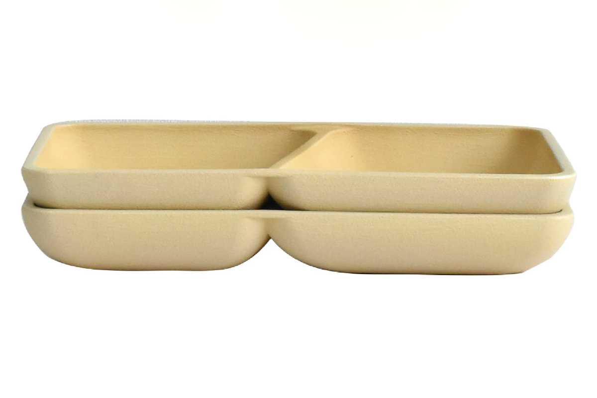 ランチプレート ぎゅっとおにぎりさん スクエアプレート ( 日本製 プレート 皿 お皿 電子レンジ対応 食洗機対応 かわいい 仕切り皿 ワンプレート 木目調 ナチュラル )