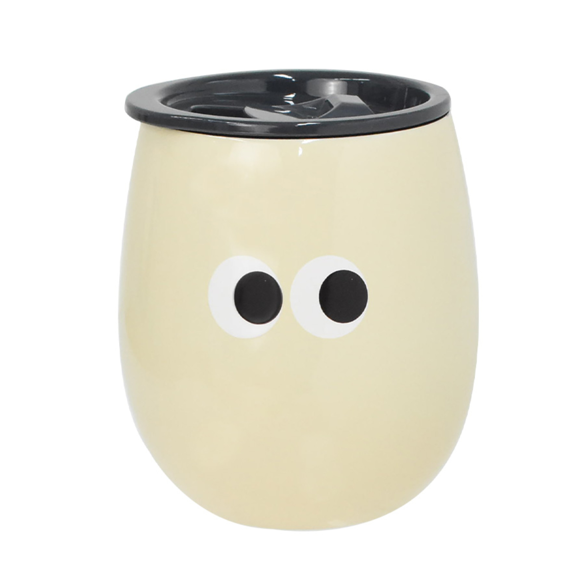 タンブラー イロイロオメメ ステンレスタンブラー ( 240ml 保冷 保温 ステンレス コップ かわいい カラフル 目つき キャラクター風 顔付き ) 【ピンク】 ピンク