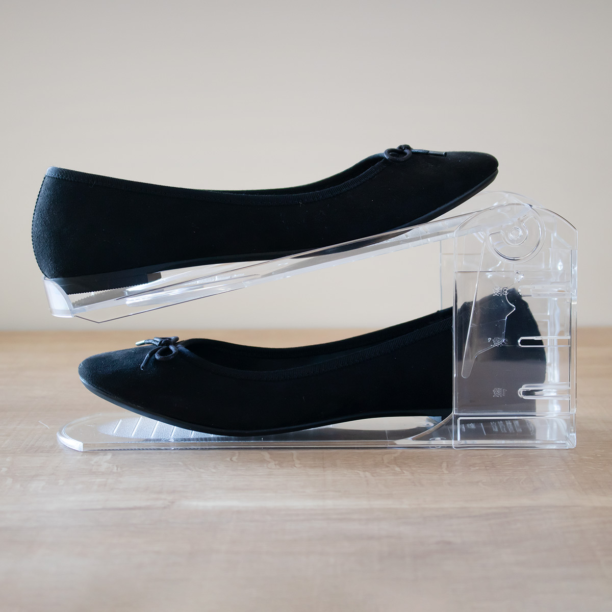 靴 ホルダー 透明 1個入 靴収納 1足 ( 靴収納 玄関収納 靴ホルダー シューズホルダー スタンド くつ クツ スリム 収納 高さ調節 クリアタイプ 靴スタンド 靴箱整理 靴箱 下駄箱 玄関 省スペース )