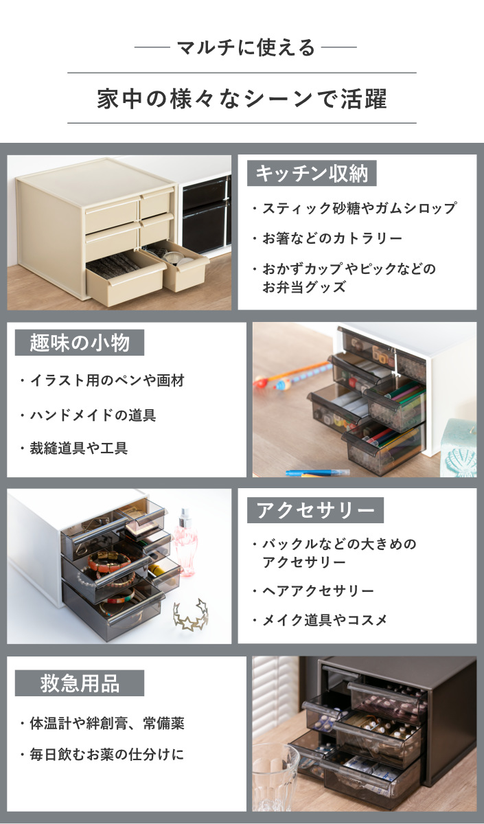 卓上収納ボックス アイケースS 収納ボックス 引き出し 卓上収納 同色12個セット 日本製 小物入れ ( 収納ケース 卓上 収納 小物ケース 小物収納 収納用品 小物 プラスチック デスク収納 机上用 机上ラック ) 【グレージュ】 グレージュ