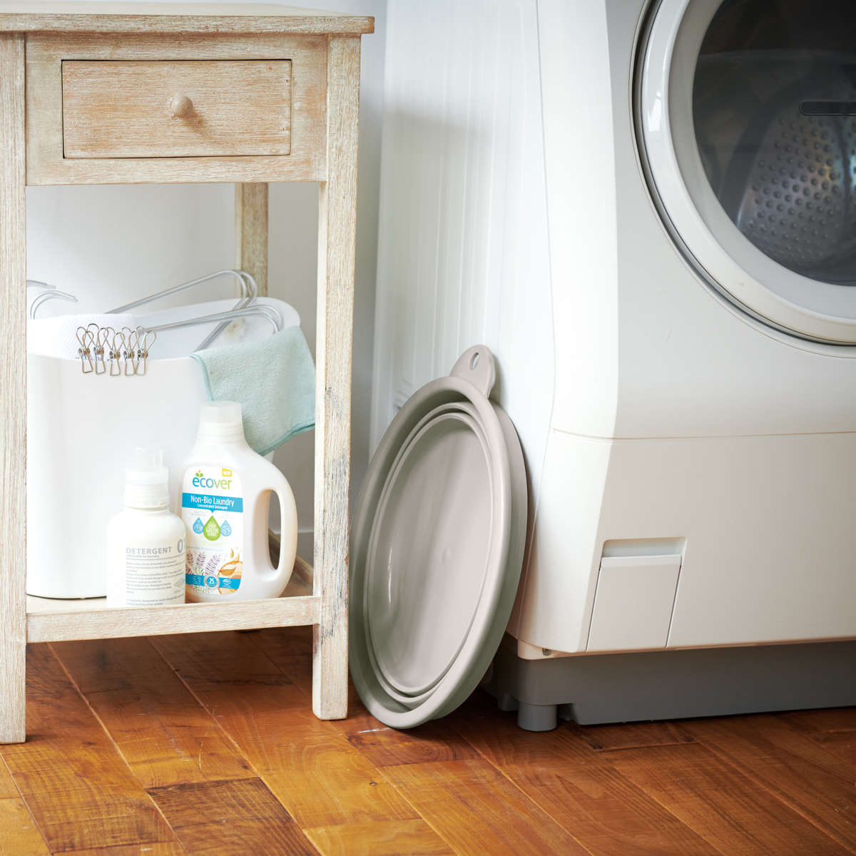 バケツ 折りたたみ 12L ソフトタブ ( 折りたたみバケツ 12リットル 柔らかい 収納 漬け置き 掃除 清掃 日本製 おりたたみ コンパクト スリム 洗濯 洗濯物 ランドリーバスケット 洗い桶 洗面器 ) 【ミントグリーン】 ミントグリーン