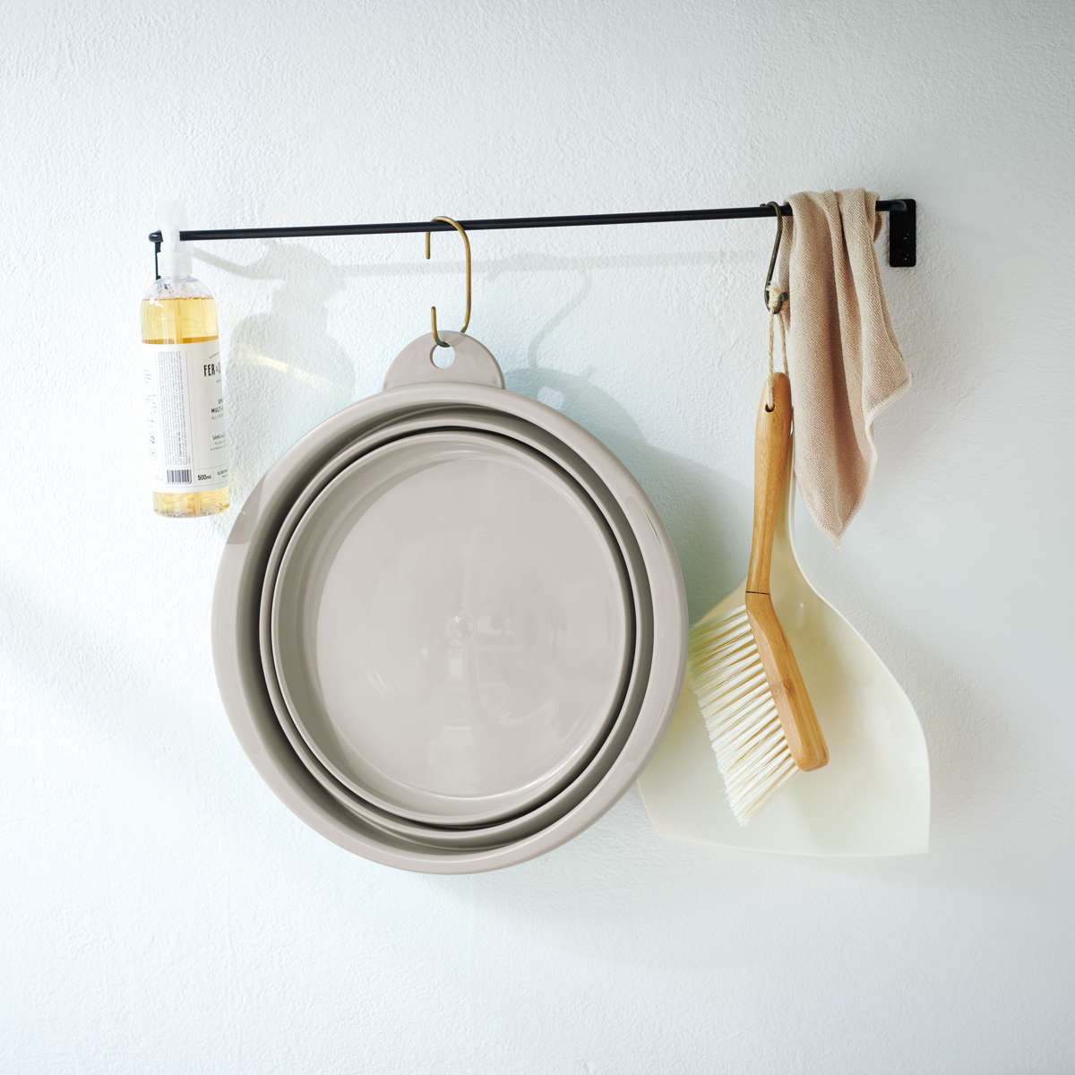 バケツ 折りたたみ 12L ソフトタブ ( 折りたたみバケツ 12リットル 柔らかい 収納 漬け置き 掃除 清掃 日本製 おりたたみ コンパクト スリム 洗濯 洗濯物 ランドリーバスケット 洗い桶 洗面器 ) 【ミントグリーン】 ミントグリーン