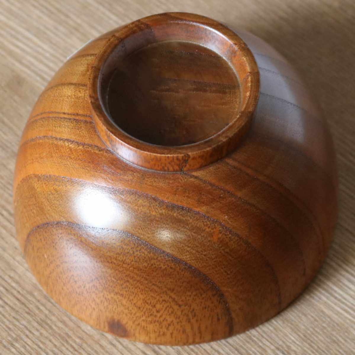 汁椀 木製 310ml 高仙才 漆 天然木 食器 同色6個セット ( お椀 椀 味噌汁椀 吸物椀 器 うつわ 漆塗り 吸い物 吸物 味噌汁 お碗 汁碗 和風 和食器 )