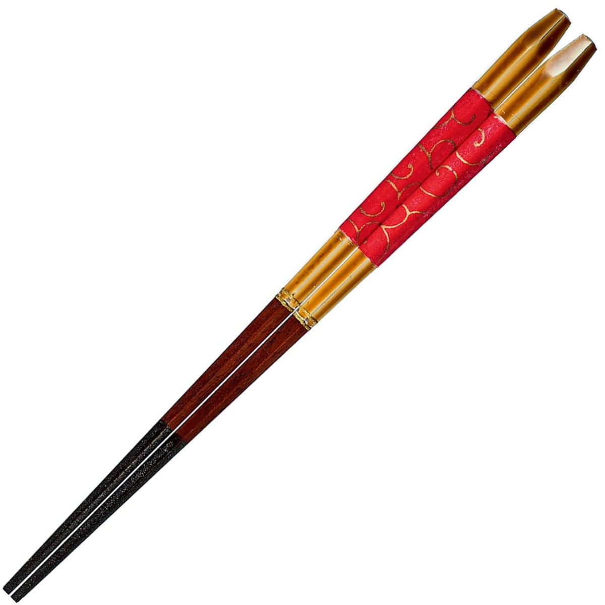 箸 21cm 23cm プレミアムアイ ジャパニーズペーパーライン 野分蔦 すべり止め 和紙 漆 木製 天然木 ( 日本製 お箸 はし 女性 男性 木 五角形 塗箸 滑り止め 若狭塗 蔦 おはし ハシ 塗り箸 角 大人 和風 カトラリー 漆塗り ) 【ブルー】 ブルー