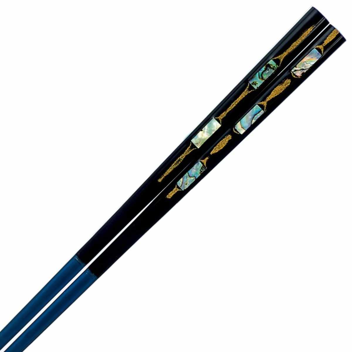 箸 21cm 23cm プレミアムアイ ゴージャスライン 姫三ツ貝 木製
