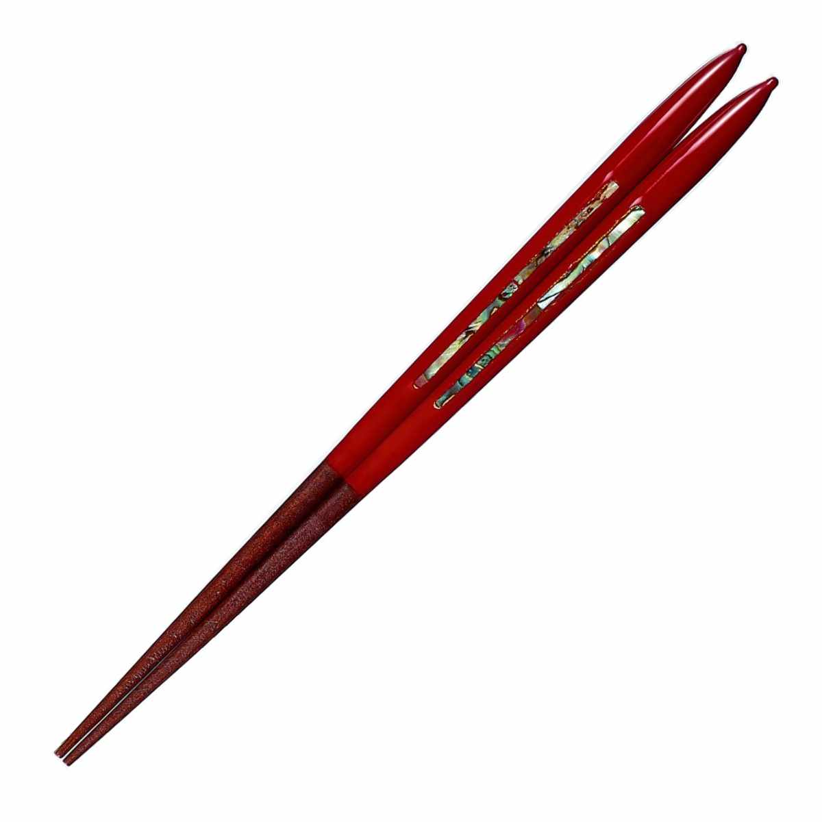 黒い装飾付き箸 本貝 あわび アワビ 鮑 毎日の箸 写真追加しました！ 箸 21cm 23cm プレミアムアイ ゴージャスライン 久須夜 木製
