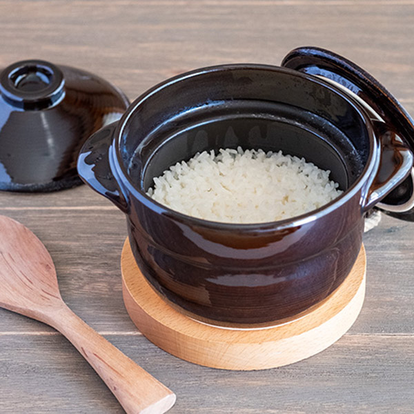 Lohaco 土鍋 炊飯 1合 炊飯土鍋 電子レンジ ガス火対応 極み炊飯土鍋 鍋 リビングート ロハコ店