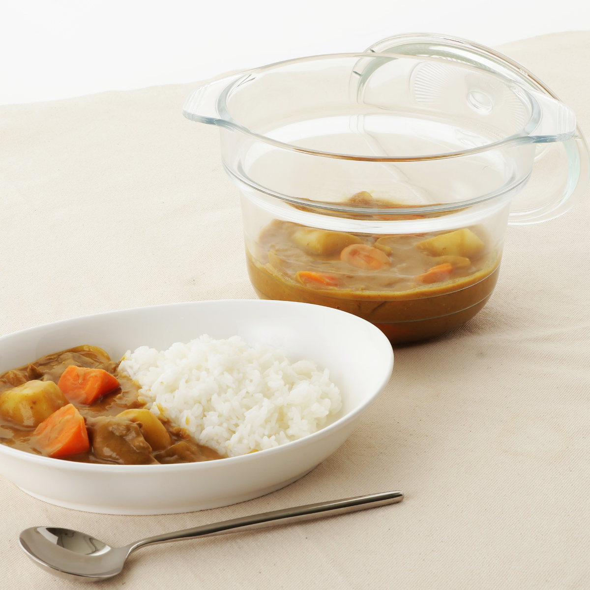 電子レンジ調理鍋 18cm 耐熱ガラス製 デリッシュライフ 耐熱ガラスマルチポット ( 電子レンジ調理器 レンジ調理器 鍋 なべ ガラス製 食洗機対応 18センチ 炊飯 1合 2合 2.1L 2L レンジ調理 炊飯器 一合 二合 二合炊き )