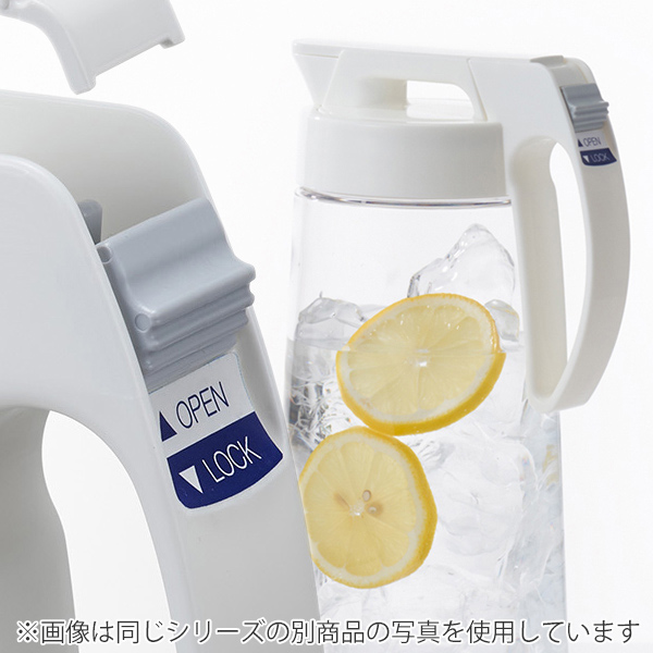 dショッピング |ピッチャー 2.1L 冷水筒 茶こし付き ストレーナー イージーケア 耐熱 横置き 水差し 日本製 K-1276 （ 麦茶ポット  熱湯 茶こし ドアポケット ジャグ 冷水ポット 麦茶 ポット 冷茶 プラスチック 茶漉し ） | カテゴリ：ティー用品の販売できる商品 ...