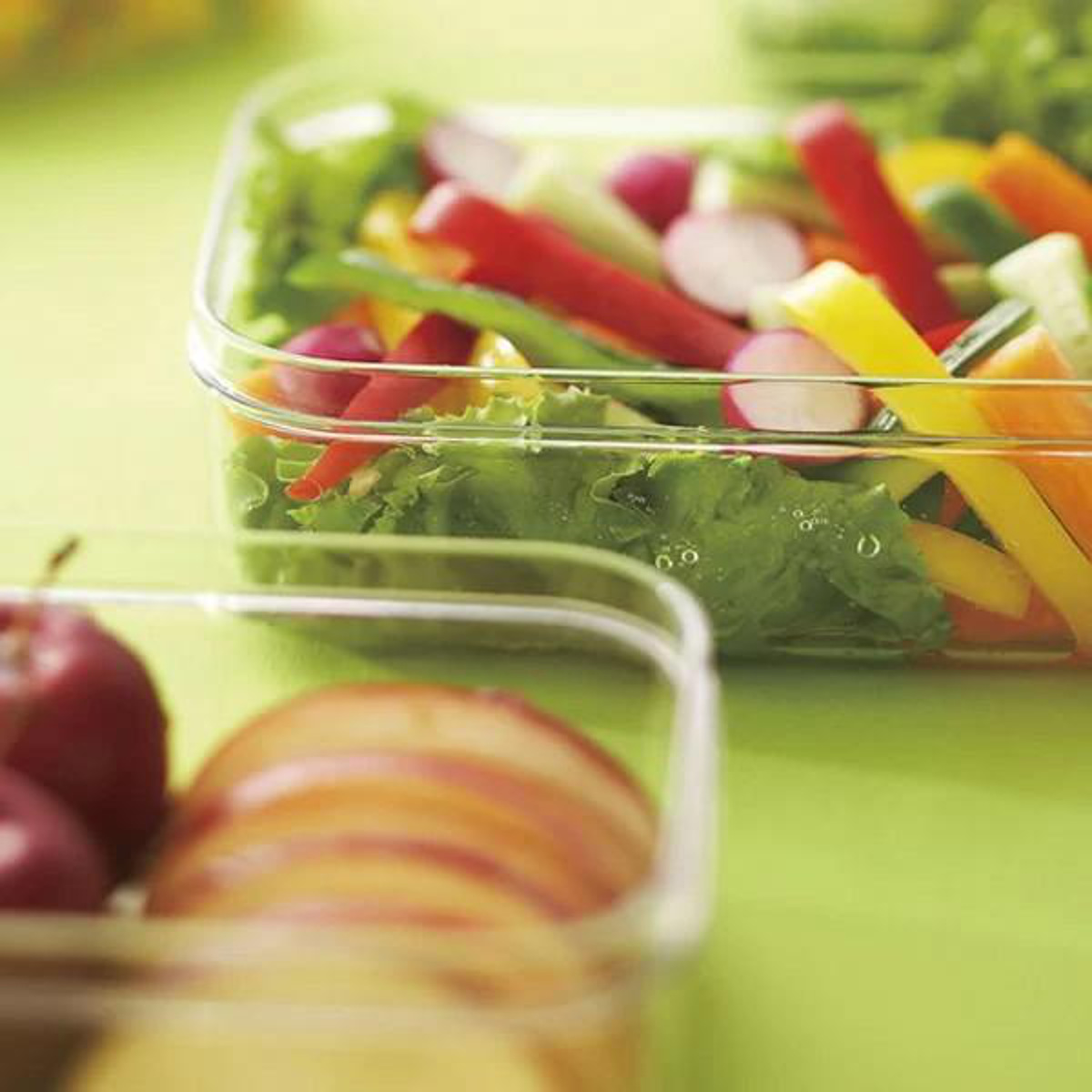 保存容器 マイクロクリア フードケース 380ml SS クリア プラスチック製 ( プラスチック保存容器 食洗機対応 透明 クリアタイプ キッチン用品 キッチン雑貨 食品 保存 保存ケース )