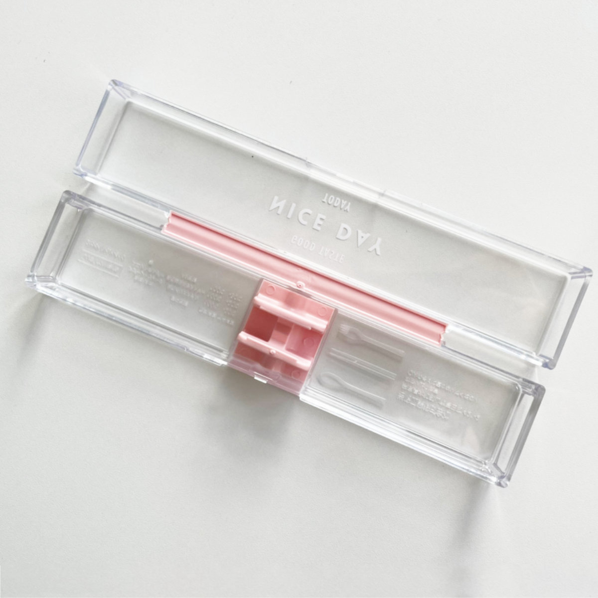 トリオセット とっても強いケース入りトリオ 18.0cm ( カトラリーセット お箸 スプーン フォーク 食洗機対応 大人 女子 食洗機OK 18cm 18センチ 抗菌加工 弁当 お弁当 携帯用 ) 【ピンク】 ピンク