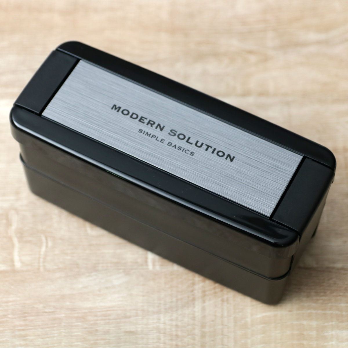 弁当箱 680ml 2段 イージーケアランチボックス ( お弁当箱 パッキン一体式 ランチボックス 食洗機対応 レンジ対応 二段 食洗機OK レンジOK お弁当 弁当 仕切り付き 箸 お箸 箸付き スリム )