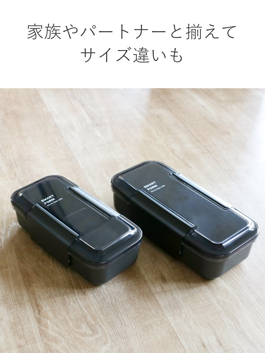 弁当箱 800ml 1段 イージーケアランチボックススリム1段800 ( お弁当箱 ランチボックス 食洗機対応 レンジ対応 パッキン一体型 大容量 男子 メンズ 食洗機OK レンジOK お弁当 弁当 スリム 一段 仕切り 抗菌 抗菌加工 男性 大人 ) 【ライトグレー】 ライトグレー