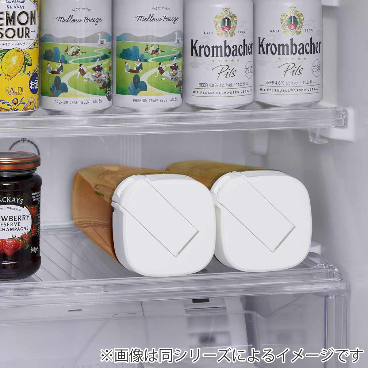 冷水筒 1.2L タテヨコ茶こし付シームレスピッチャー ( スリム ピッチャー 日本製 ワンプッシュ パッキン一体型 横置き 熱湯OK 洗いやすい 縦置き 一体型 ロック付き 防汚加工 茶こし付き ハンドルなし )