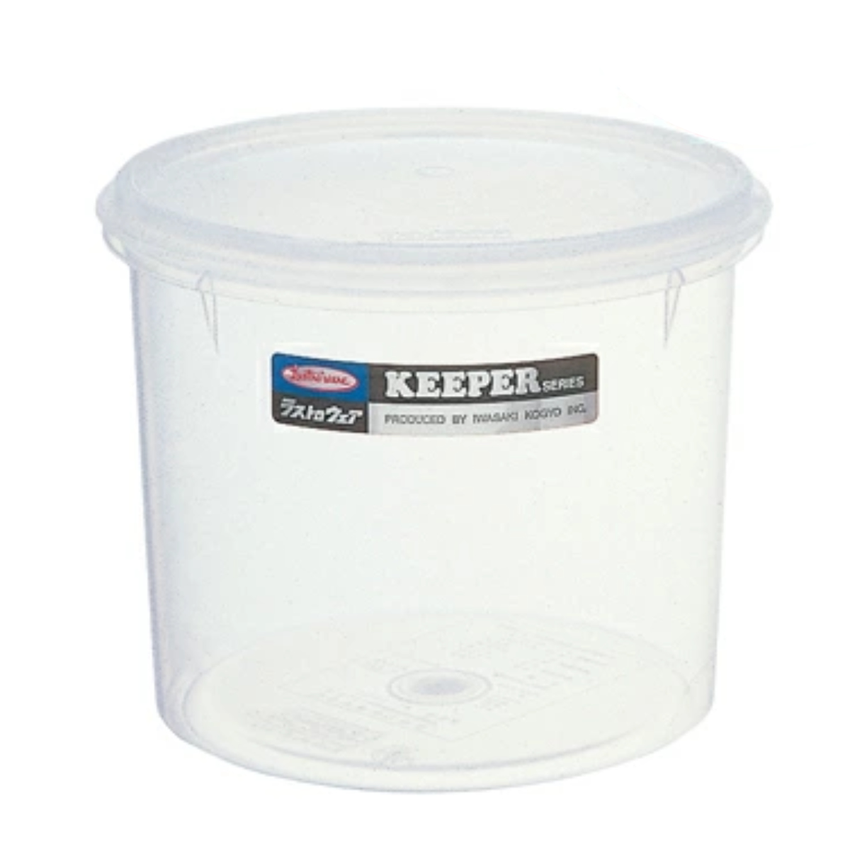 保存容器 スマートフラップ キーパー 丸型 M 1.6L ( ラストロ プラスチック保存容器 食品 保存 シール容器 )