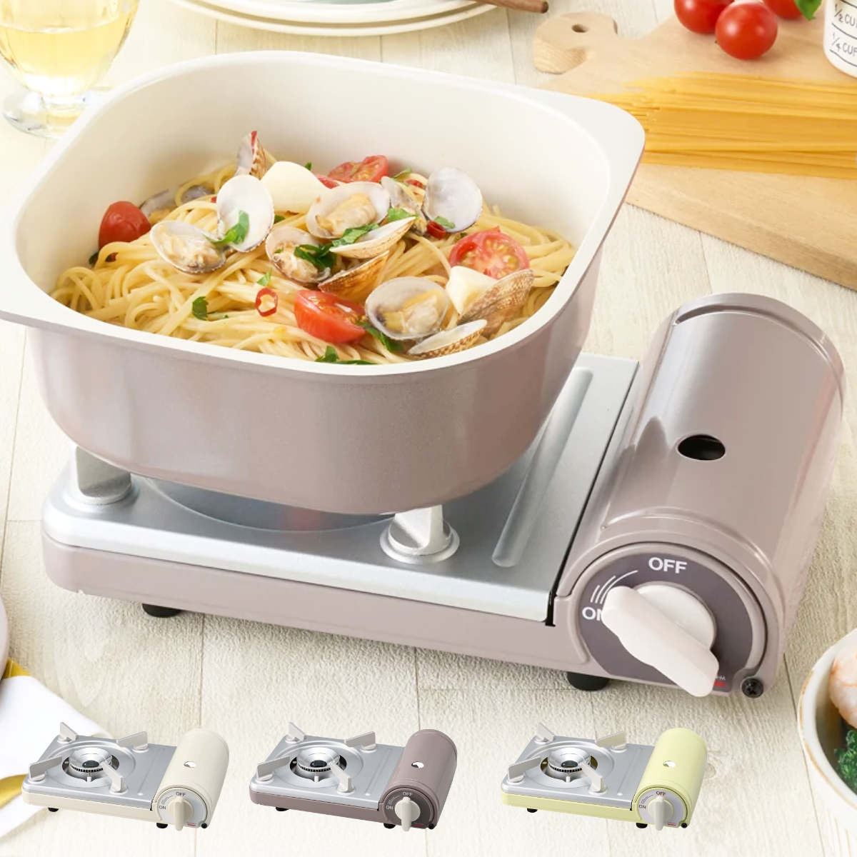 カセットコンロ 小型 カセットフー ミニ Iwatani ( ミニコンロ カセットガスコンロ コンパクト イワタニ コンロ 卓上ガスコンロ マグネット着脱式 1口ガスコンロ 1口 ) 【ホワイト】