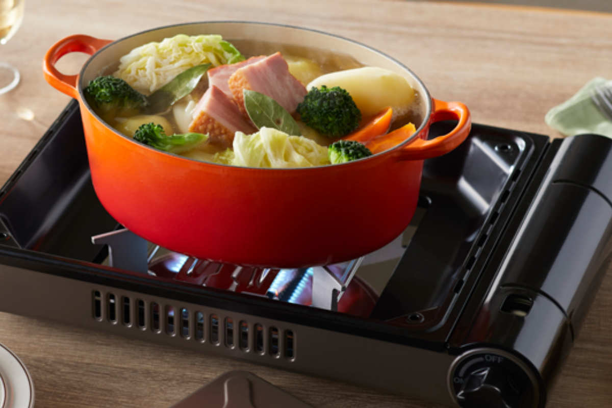 ホットプレート カセットコンロ付き 焼き上手さんベータ Iwatani ( カセットガスコンロ コンロ 焼肉プレート イワタニ 焼肉コンロ 卓上ガスコンロ 蓋付き 1口ガスコンロ )