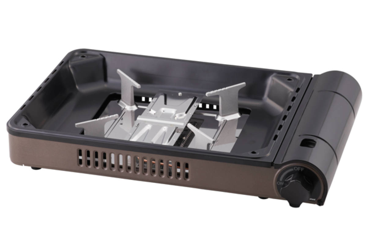 ホットプレート カセットコンロ付き 焼き上手さんベータ Iwatani ( カセットガスコンロ コンロ 焼肉プレート イワタニ 焼肉コンロ 卓上ガスコンロ 蓋付き 1口ガスコンロ )