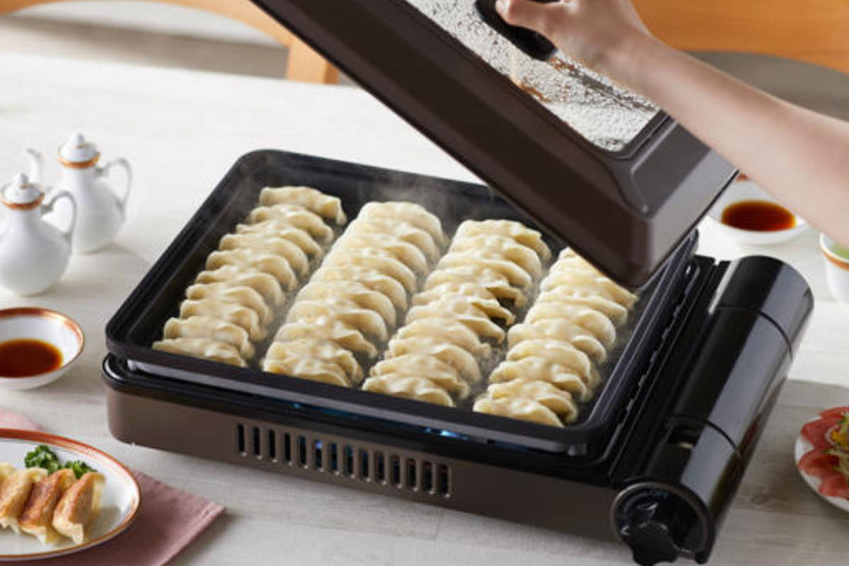 ホットプレート カセットコンロ付き 焼き上手さんベータ Iwatani ( カセットガスコンロ コンロ 焼肉プレート イワタニ 焼肉コンロ 卓上ガスコンロ 蓋付き 1口ガスコンロ )