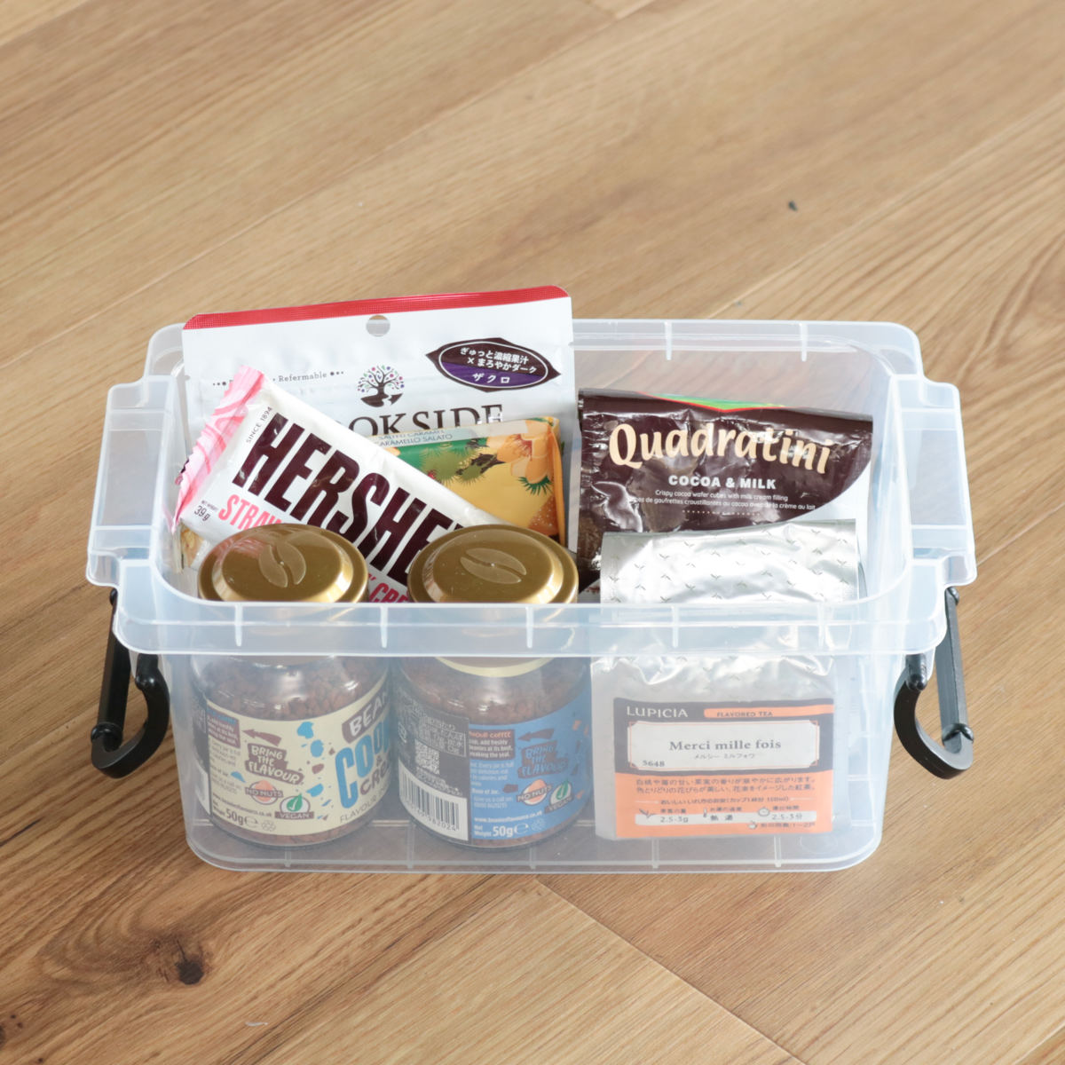 収納ボックス セーフティボックス 1型 幅16.7×奥行28.5×高さ13cm ( 収納 ふた付き 収納ケース セーフティBOX クリア プラスチック 工具箱 丈夫 おもちゃ クローゼット収納 積み重ね スタッキング 収納用品 小物整理 )