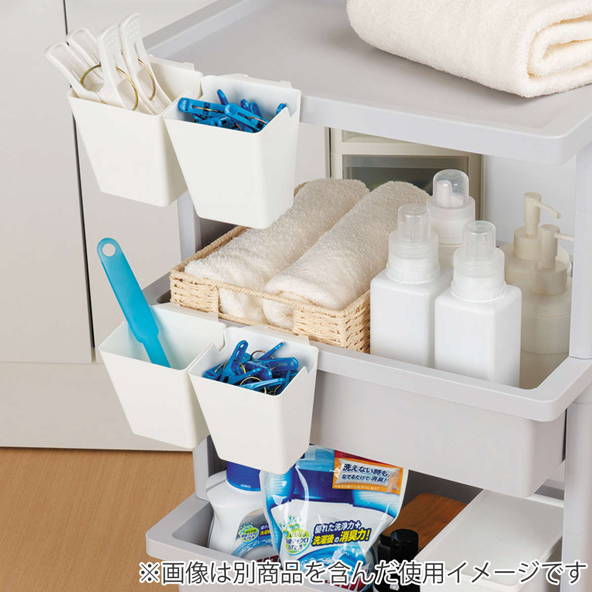 キッチンワゴン モバイルワゴン 3段 LISE ( リセ キャスター付き 天板付き キッチンラック ワゴン ラック 収納ラック 収納ワゴン マルチワゴン サイドワゴン ストッカー サイドラック キャスターワゴン キッチン収納 スリム )