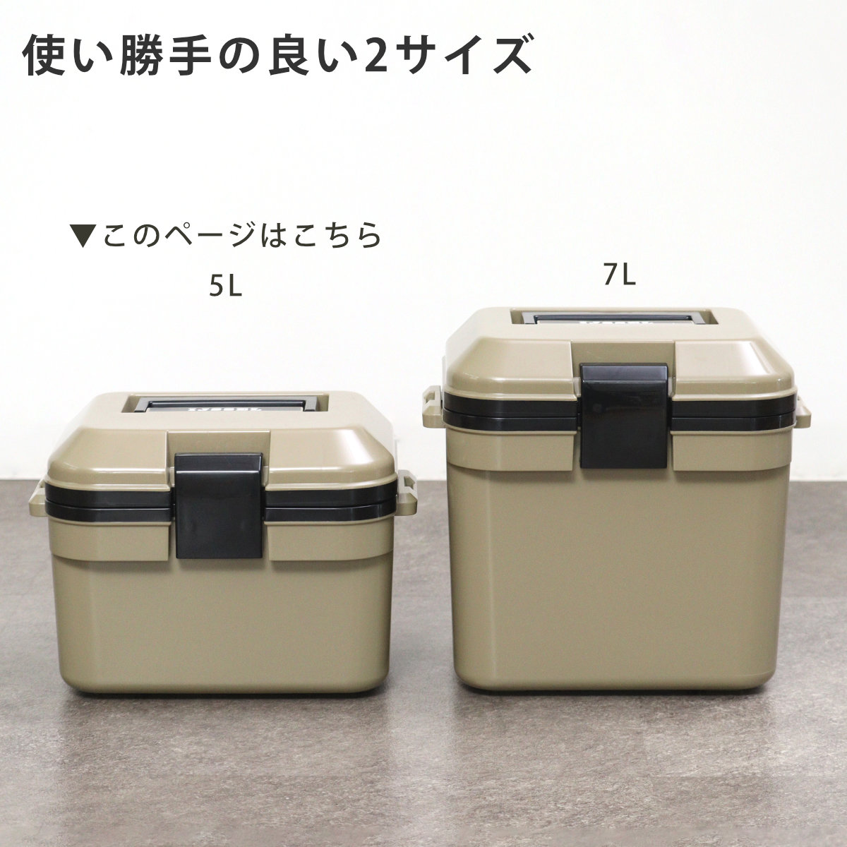 クーラーボックス 5L 小型 アイセル5 ハードタイプ ( 保冷 クーラーBOX 保冷ボックス クーラーバッグ 冷蔵ボックス 5リットル お弁当箱 クーラー ボックス BOX キャンプ アウトドア ハンドル付き 子供 野球 サッカー スポ少 ) 【サンドベージュ】 サンドベージュ