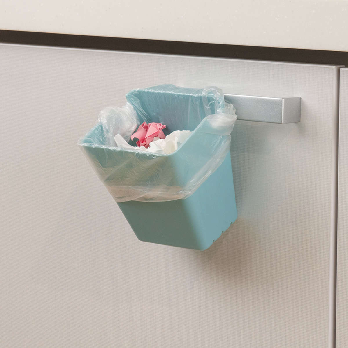 小物収納 リセスタイル ワゴン ポケット 4個組 ( リセ LISE用パーツ 追加 小分け 仕切り ケース インナーケース 引掛けられる フック ラック 収納 掛ける 部品 ごみ箱 スマホスタンド キッチンツール 洗面小物 リセシリーズ ) 【ブラック】 ブラック