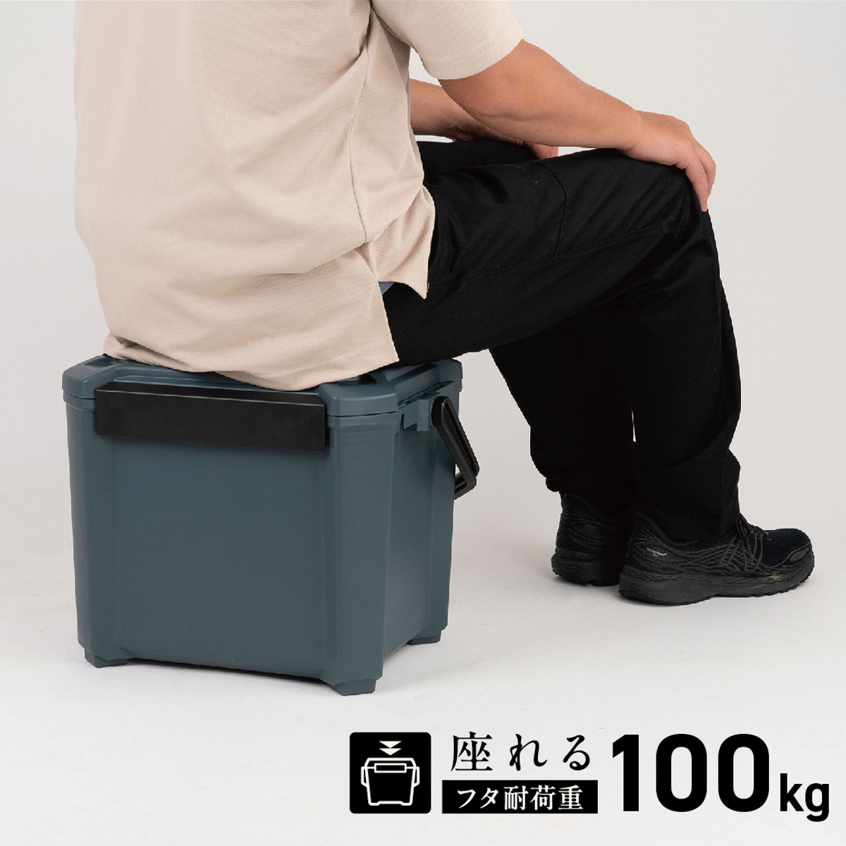 クーラーボックス 16L COREFLUX 座れる 耐荷重100kg ( 保冷 クーラーBOX 保冷ボックス クーラーバッグ 冷蔵ボックス 16リットル クーラー ボックス BOX キャンプ アウトドア ハンドル 持ち手付き )