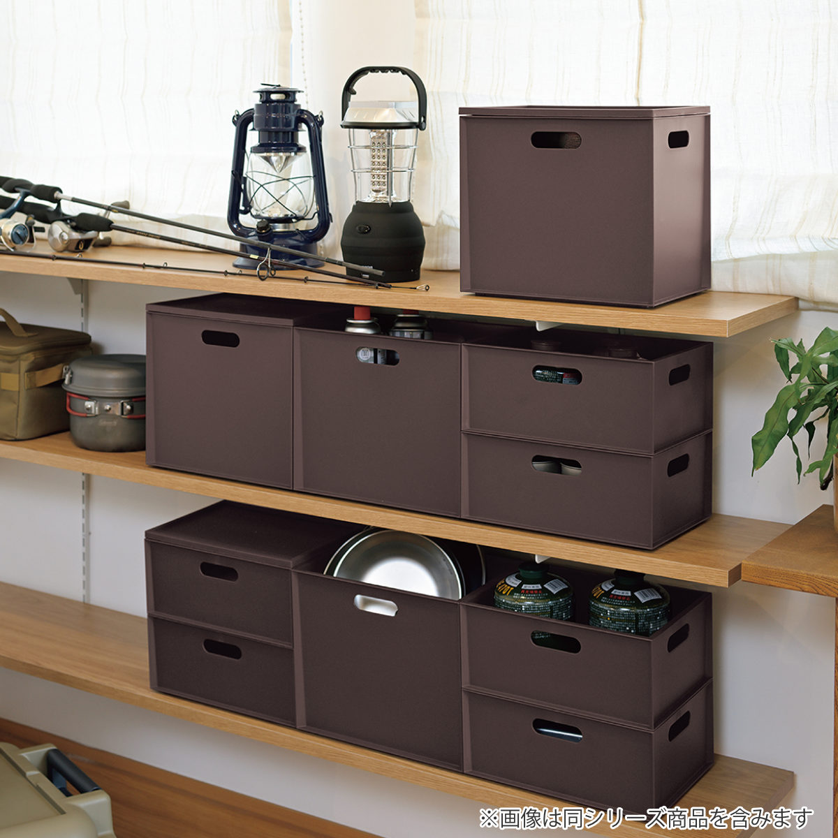 収納ボックス カロキューブ 縦型ハーフ カラーボックス 幅19.5×奥行27×高さ12cm ( 収納ケース プラスチック 小物 収納 インナーボックス 日本製 積み重ね キッチン おもちゃ ボックス ケース 浅型 小物入れ ) 【ホワイト】 ホワイト