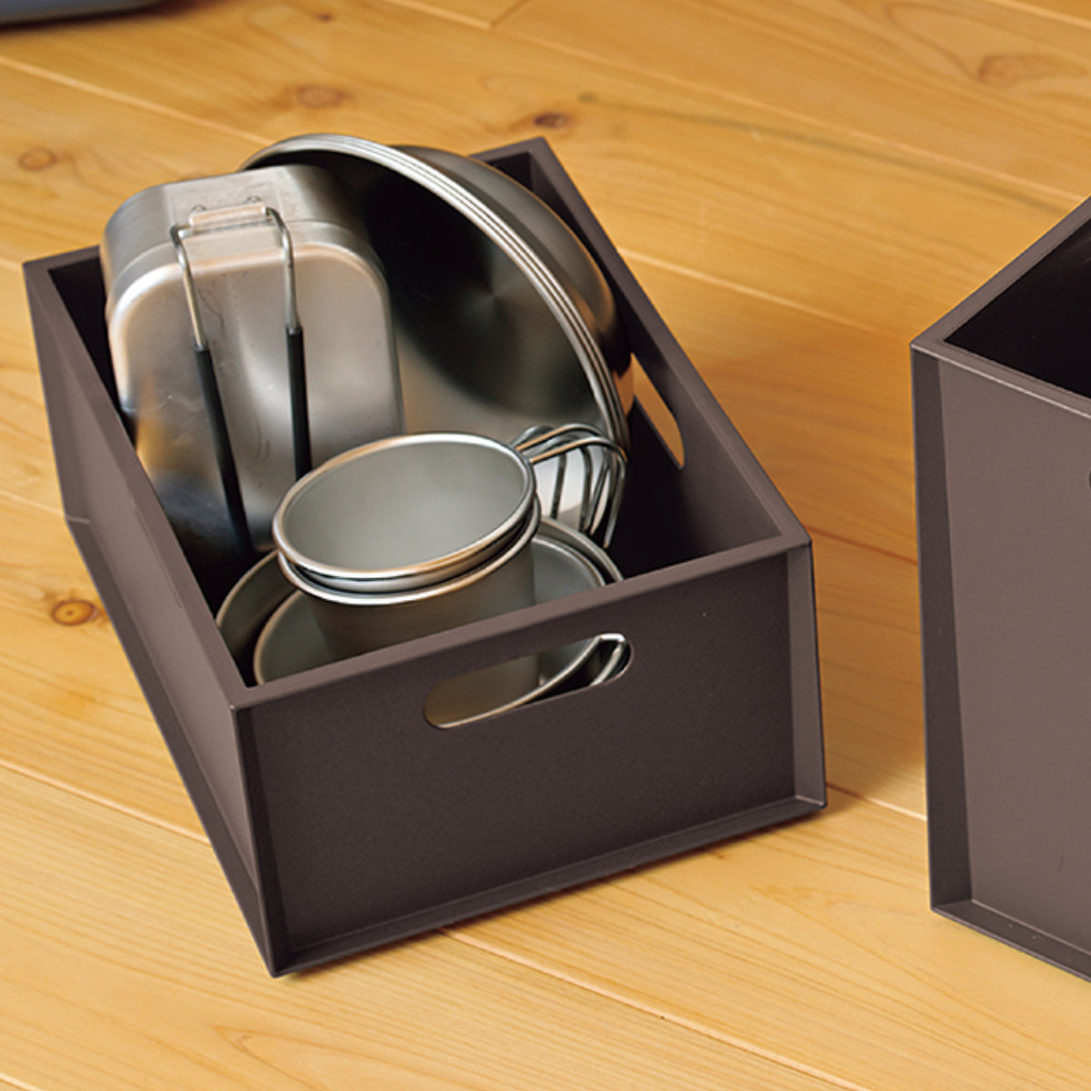 収納ボックス カロキューブ 縦型ハーフ カラーボックス 幅19.5×奥行27×高さ12cm ( 収納ケース プラスチック 小物 収納 インナーボックス 日本製 積み重ね キッチン おもちゃ ボックス ケース 浅型 小物入れ ) 【ホワイト】 ホワイト