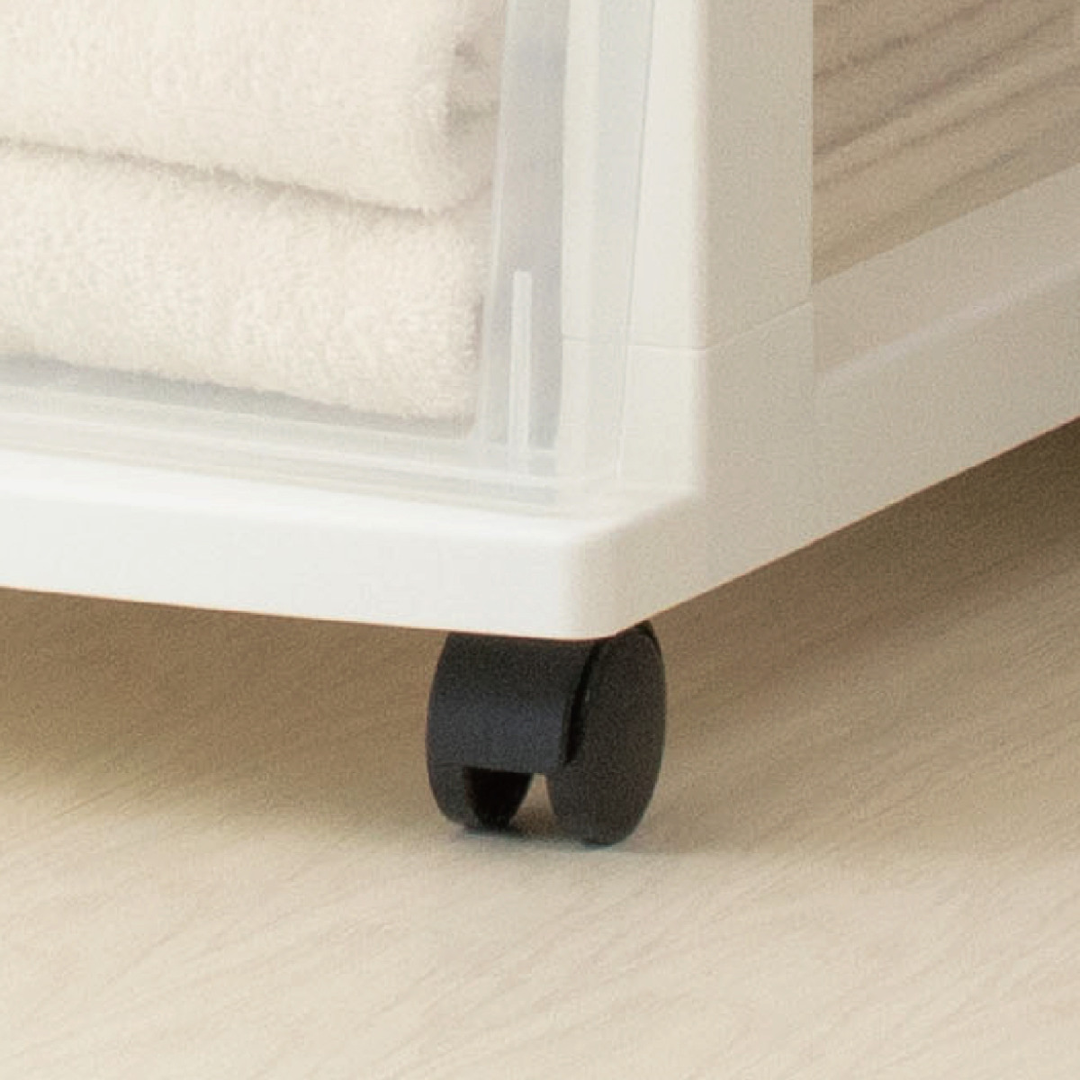 チェスト 幅34cm エミングFT 3段 深型 ストッカー キャスター付き ( 収納ボックス プラスチック 引き出し スリム A4 書類 整理 書類収納 衣装ケース 衣類収納 おもちゃ箱 ランドリーボックス 日本製 3杯 )