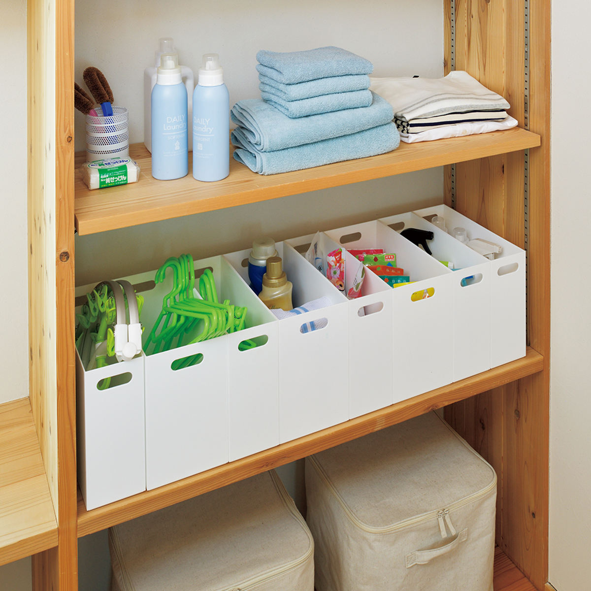 ファイルケース A4 ストレーショナリー ワイドボックス 横型 ボックス型 ( ファイルボックス ファイルスタンド 書類収納 収納 プラスチック デスク 卓上収納 小物収納 ファイル ケース A4ファイル 書類 整理 仕分け クリアファイル ) 【ホワイト】 ホワイト