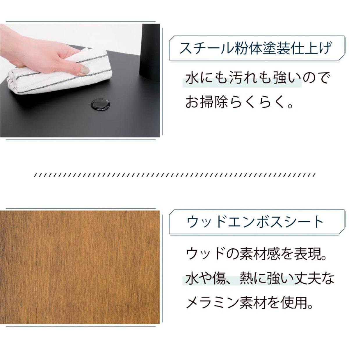 TVスタンド ラック 幅105cm 2点セット 50インチ対応 ( テレビ台 テレビスタンド 棚付 高さ調節 3段階 首振り 壁寄せ テレビボード 大型テレビ 壁面 スタンド・棚セット ブラック ホワイト 省スペース ) 【グレー×ブラック】 グレー×ブラック