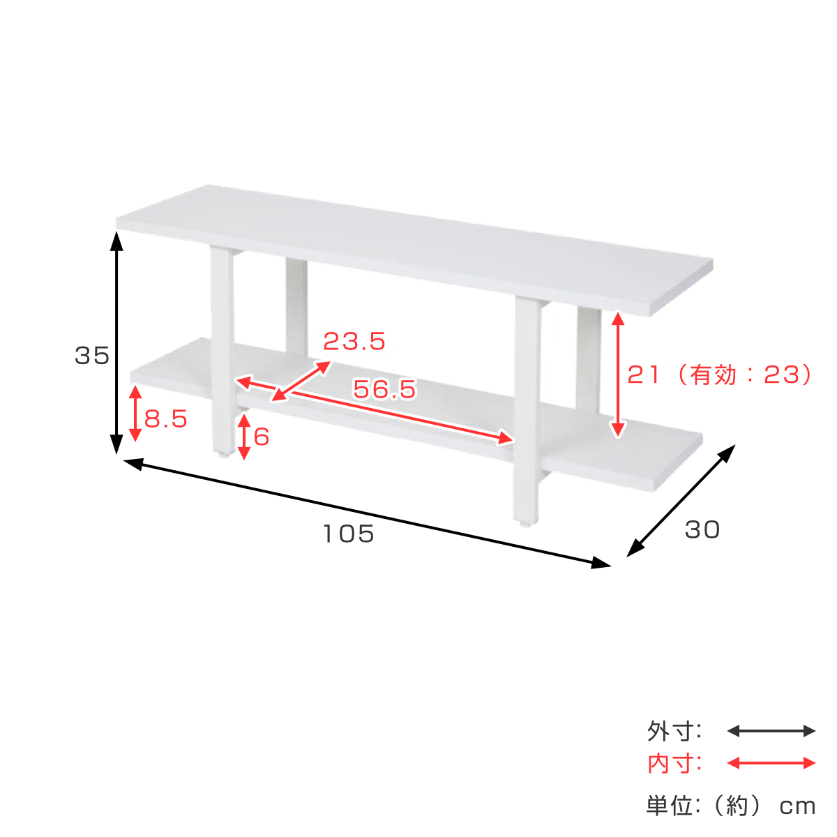 TVスタンド ラック 幅105cm 2点セット 50インチ対応 ( テレビ台 テレビスタンド 棚付 高さ調節 3段階 首振り 壁寄せ テレビボード 大型テレビ 壁面 スタンド・棚セット ブラック ホワイト 省スペース ) 【グレー×ブラック】 グレー×ブラック