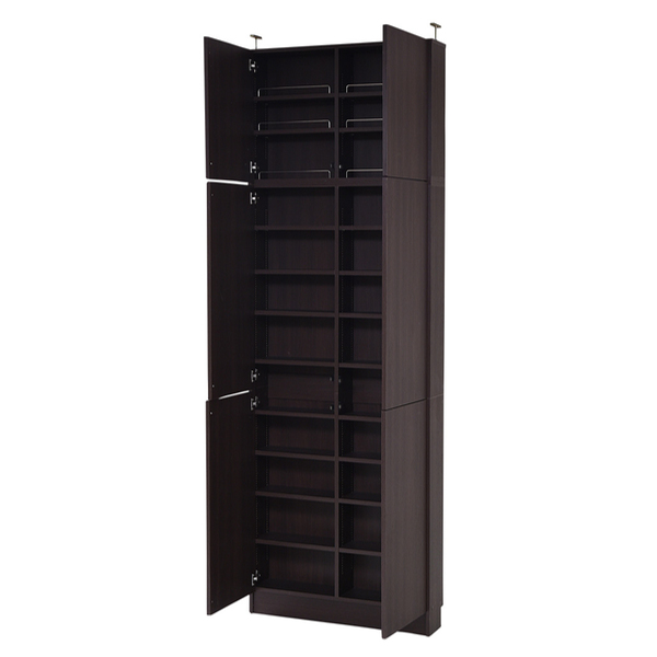 本棚 幅81cm 上置きセット 1cmピッチ ブックシェルフ スリム 薄型 扉付棚 ( 壁面収納 ラック シェルフ コミックラック 大容量 収納棚 コミック収納 漫画収納 ホワイト ブラウン ライトブラウン 木目 おしゃれ 上置き付き ) 【ライトブラウン】 ライトブラウン