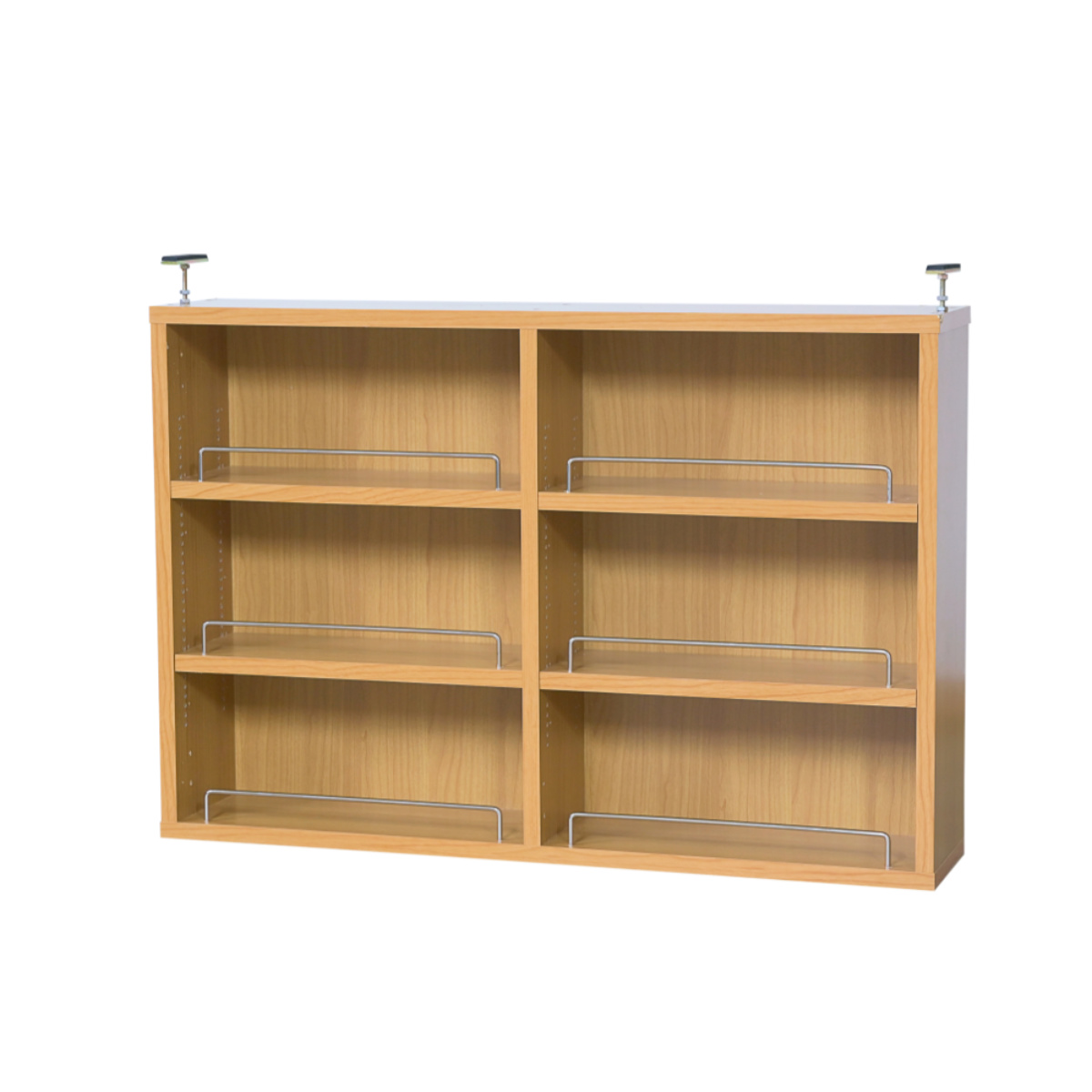 本棚 ブックシェルフ用上置き棚 幅81cm 1cmピッチ スリム 薄型 ( 専用 上置き 追加棚 収納 収納棚 可動棚 ホワイト ブラウン ライトブラウン おしゃれ ) 【ライトブラウン】 ライトブラウン