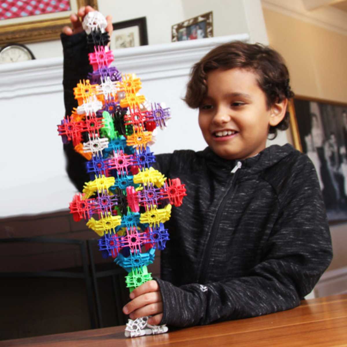 おもちゃ ラックスブロックス メガ・フレクサー 知育玩具 ( ブロック Lux Blox 知育ブロック 143ピース 子ども キッズ 幼児 アメリカ製 プレゼント オモチャ 知育 玩具 知育おもちゃ 男の子 女の子 小学生 子供 室内遊び )