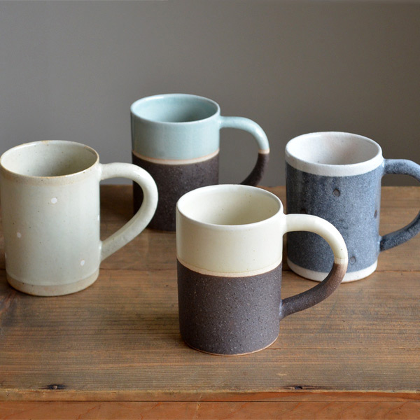 マグカップ オリゾン ストレート 240ml 3個セット 陶器製 美濃焼 ショコラ ( 日本製 マグ 手作り 職人 カップ コップ 食器 陶器 タンブラー ) 【ショコラ】 ショコラ