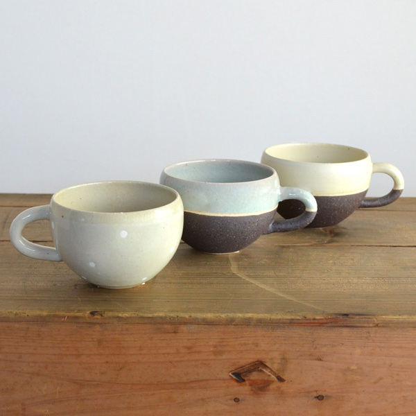 マグカップ ネージュ まるいマグ 287ml 陶器製 美濃焼 カフェラテ ( 日本製 マグ 手作り 職人 カップ コップ スープカップ 大きい 陶器 タンブラー 食器 ) 【ミルク】 ミルク