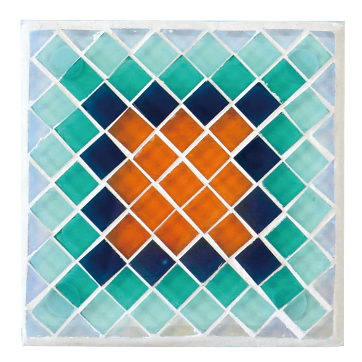 コースター ルミエールブリエ ( マット アクセサリートレイ ガラス モザイクガラス 丸 四角 キラキラ おしゃれ かわいい アジアン雑貨 アンティーク風 カフェ ) 【HNB】 HNB