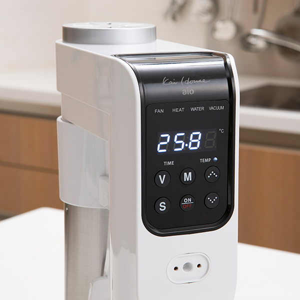 低温調理器 Kai House AIO sousvide 貝印 ( キッチン家電 低温調理機 調理家電 真空調理器 真空調理機 真空調理 真空 低温 調理 タイマー付き 料理家電 キッチン 家電 本格調理 レシピ付き )