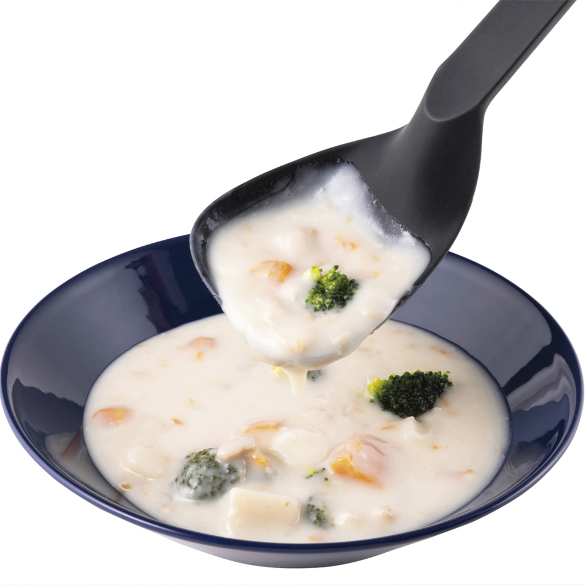 お玉 kasanaru 食洗機対応 メモリ付き ( ナイロン製 おたま レードル ブラック スプーン シリコンお玉 キッチンツール 計量スプーン 計量お玉 盛り付け 取り分け 鍋 料理用 先端 シリコーン 耐熱 )