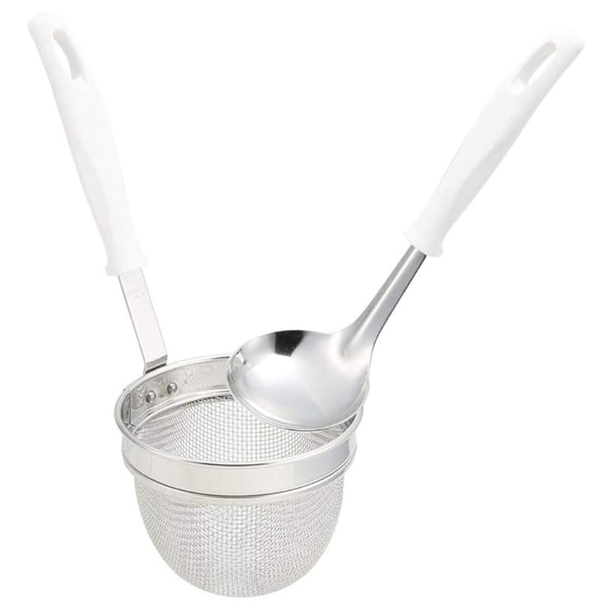漉し器 お玉 2点セット 味噌こし みそこし セット カイハウスセレクト ( 味噌コシ みそコシ こしき ステンレス 万能こし 万能こし器 味噌溶き 味噌とき 味噌溶き器 お玉付き キッチンツール キッチン用品 調理用品 )