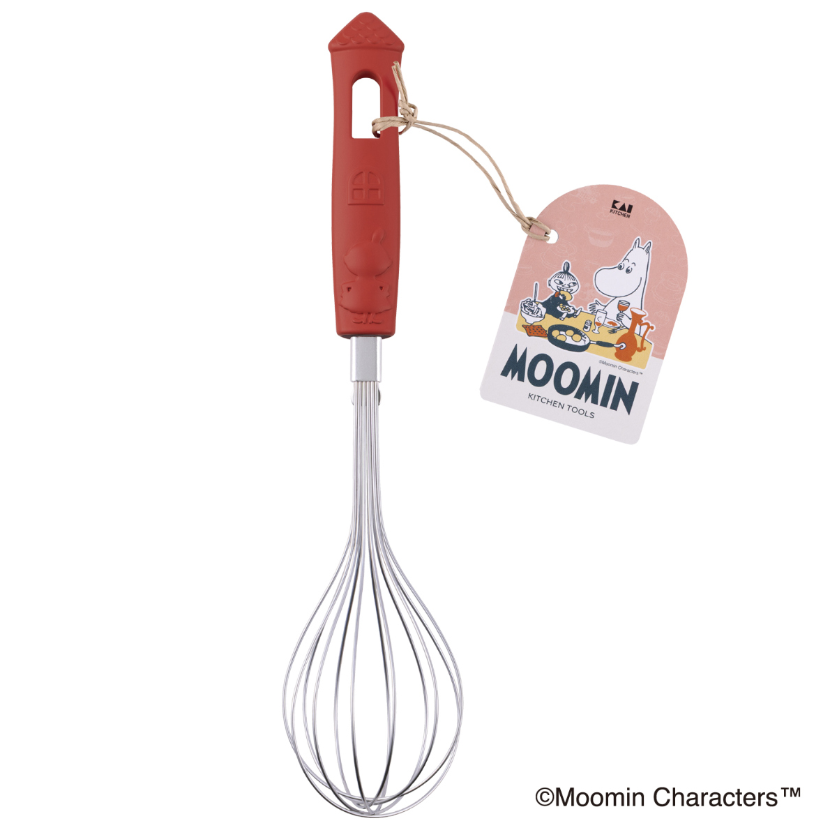 泡立て器 ムーミン 食洗機対応 リトルミイ 貝印 ( 泡だて器 泡立器 ホイッパー ステンレス製 キャラクター ウィスク 下ごしらえ お菓子作り 製菓道具 キッチンツール おしゃれ )