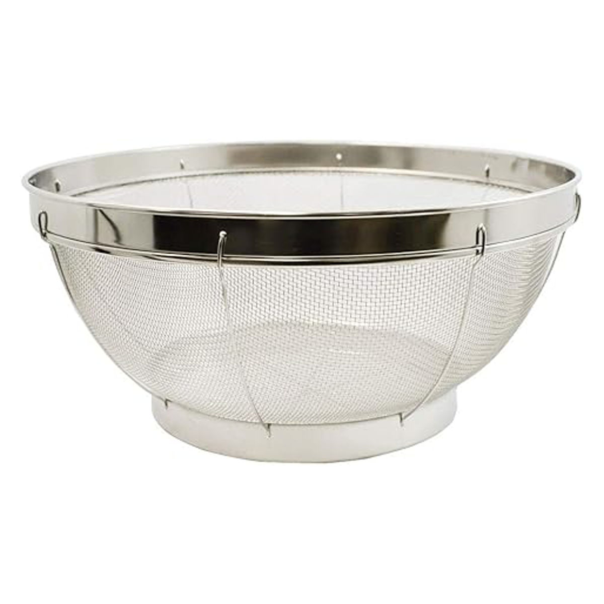 ザル 34cm 深型 NCD デラックス深型ザル 貝印 ( ステンレスザル 丸型 大きい メッシュ 34センチ 水切り 湯切り ステンレスざる 調理用ザル 脚付き 下ごしらえ )